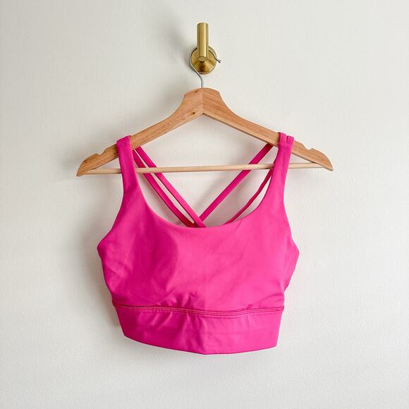 Lululemon Energy Sports Bra Paris Perfection Pink 10